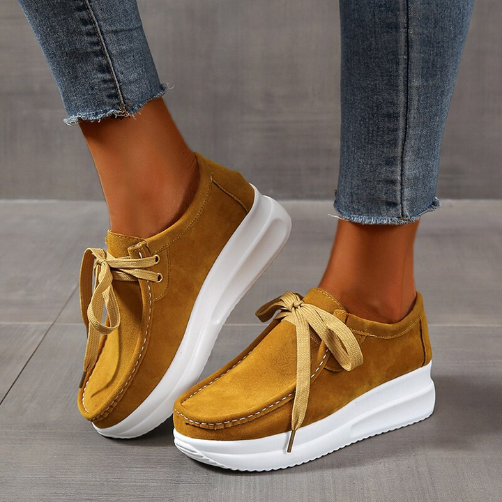 Drune | Stylische Dicke Wildlederschuhe Mit Rutschfester Sohle Und Bequemer Passform