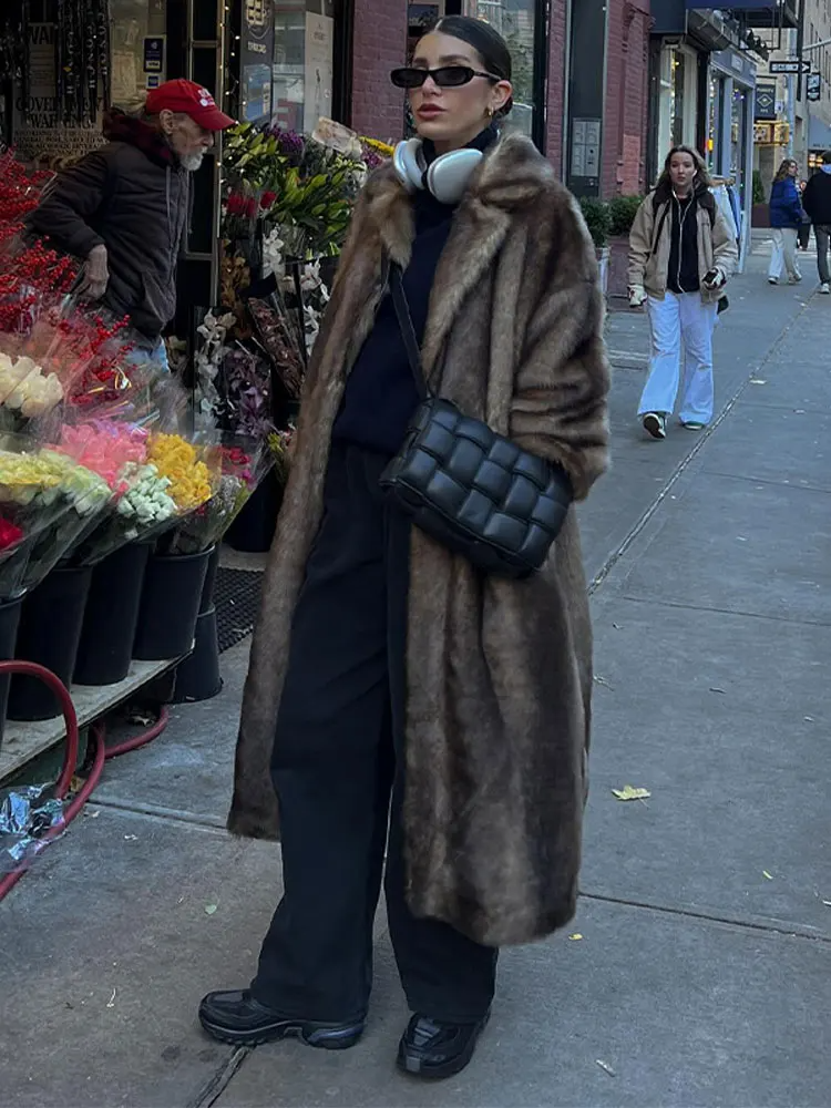 Drune | Flauschiger Winter Trenchcoat