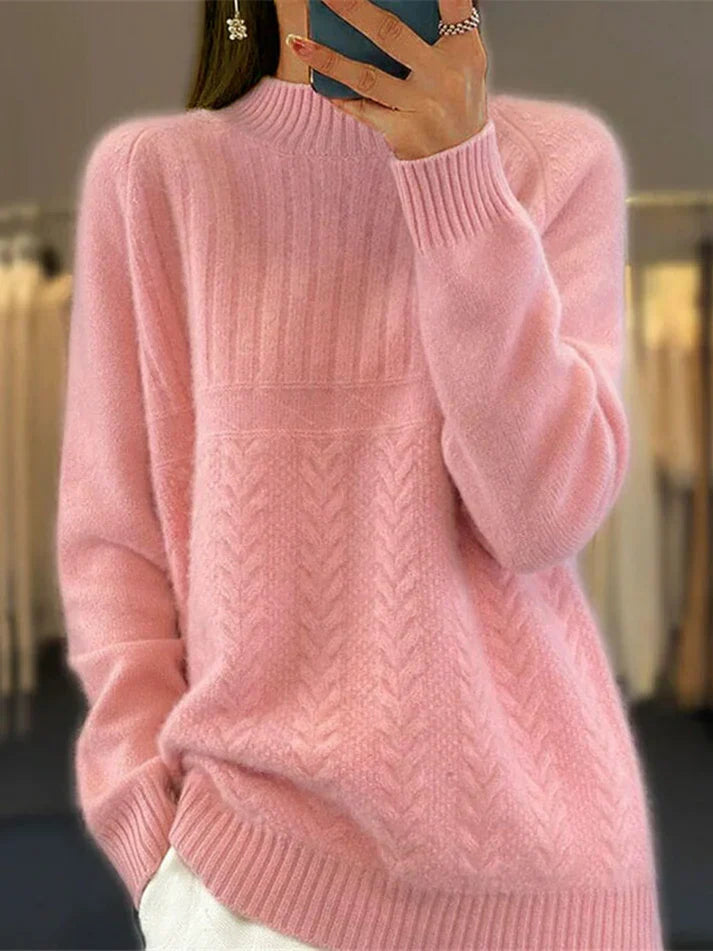 Drune | Hoher Hals Gerippt Pullover