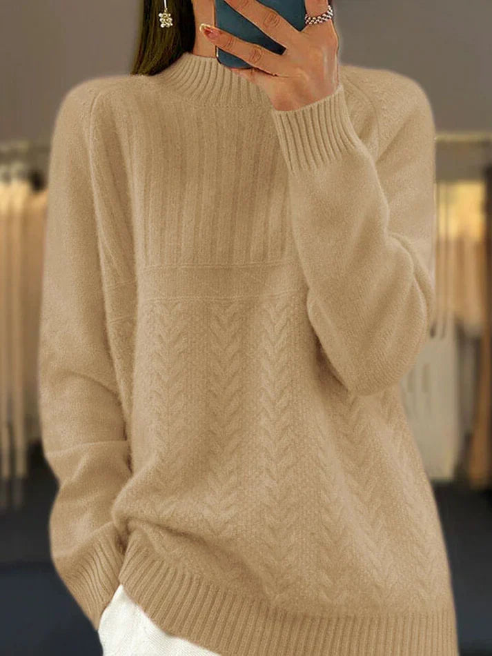 Drune | Hoher Hals Gerippt Pullover