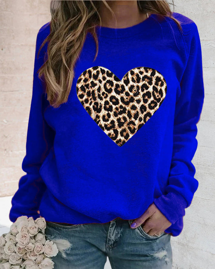 Drune | Leo-Pullover mit Herzmuster