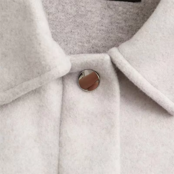 Drune | Damen Wollhemdjacke