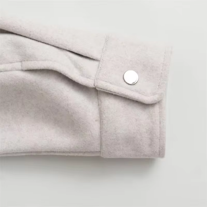 Drune | Damen Wollhemdjacke