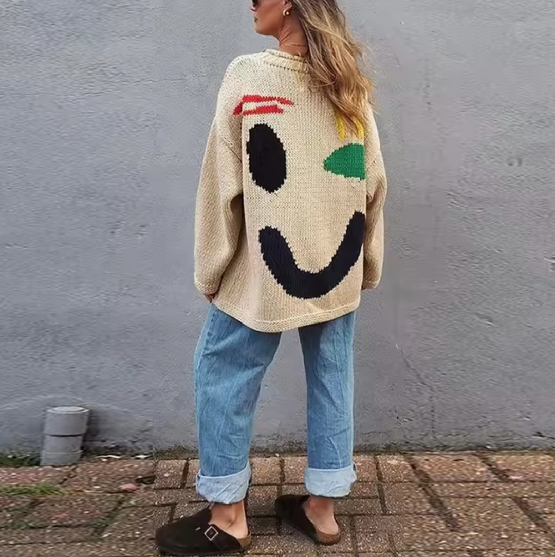 Drune | übergroßer Baumwollstrickpullover
