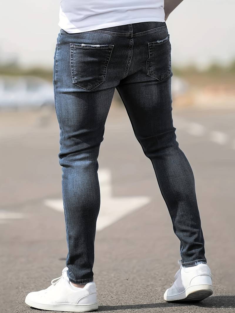 Drune | zerrissene jeans für männer