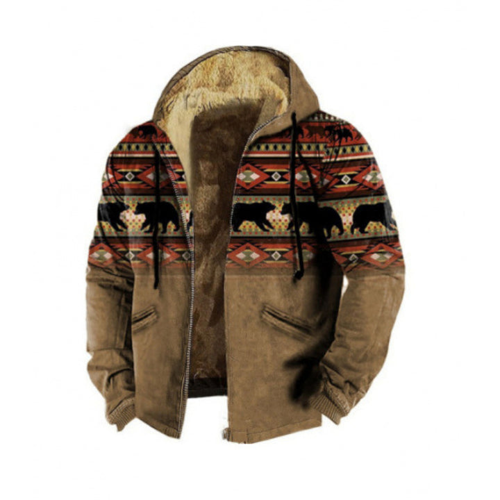 Drune | Hoodie Wollmix - Relaxed Fit Boho Stil