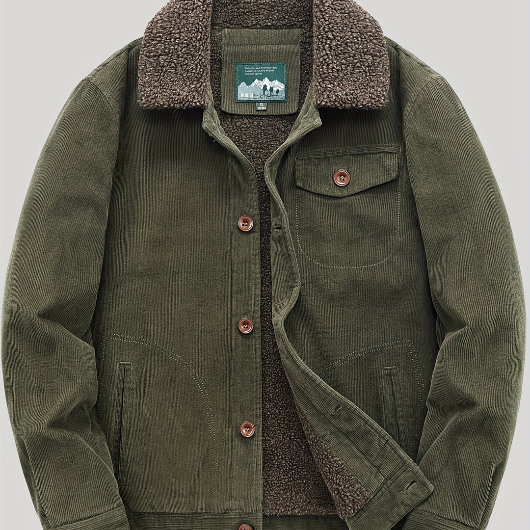 Drune | Jacke mit Knöpfen aus Fleece