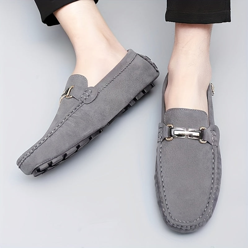 Drune | Bequeme Metallische Mokassins