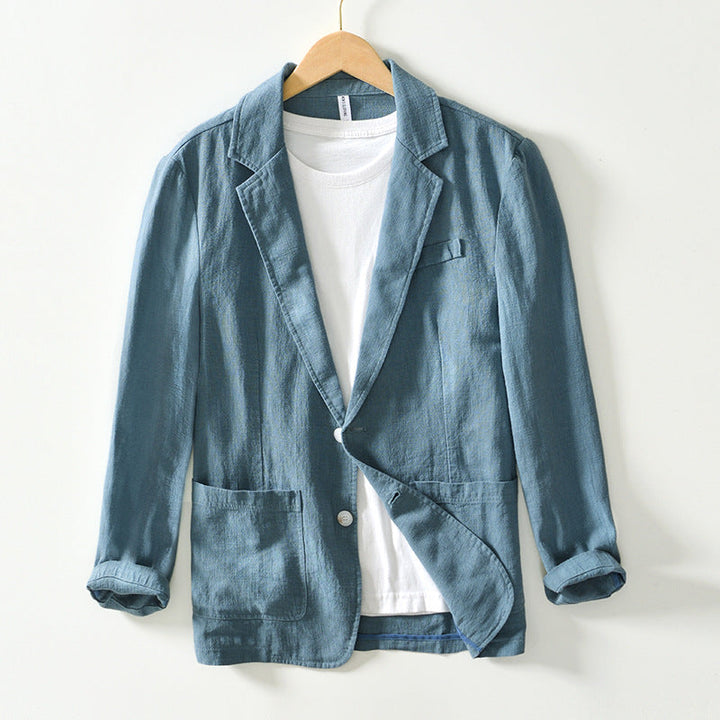 Drune | Herren Leichter Leinen Blazer