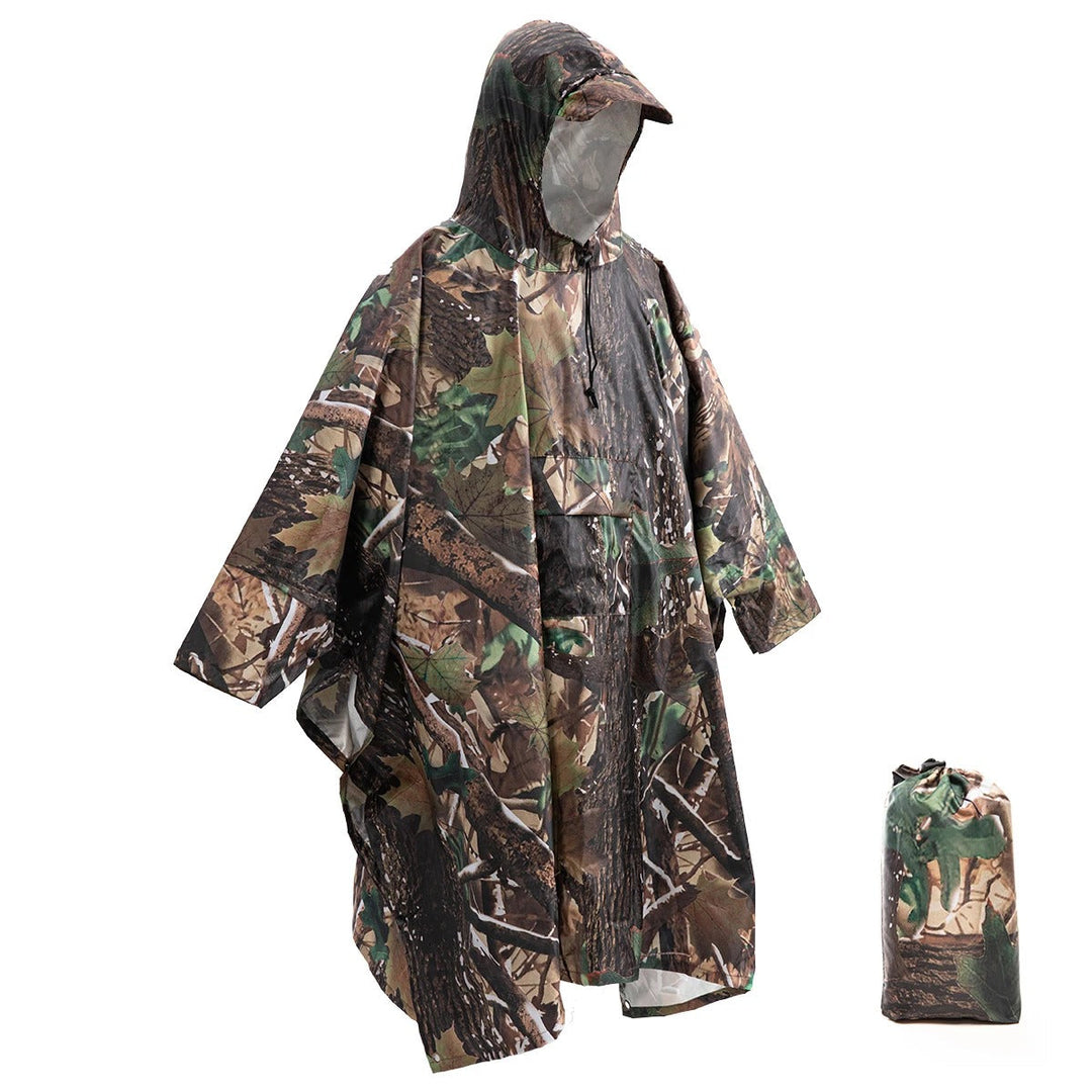 Drune | Wasserdichter Poncho-Rucksacküberzug für Wanderungen
