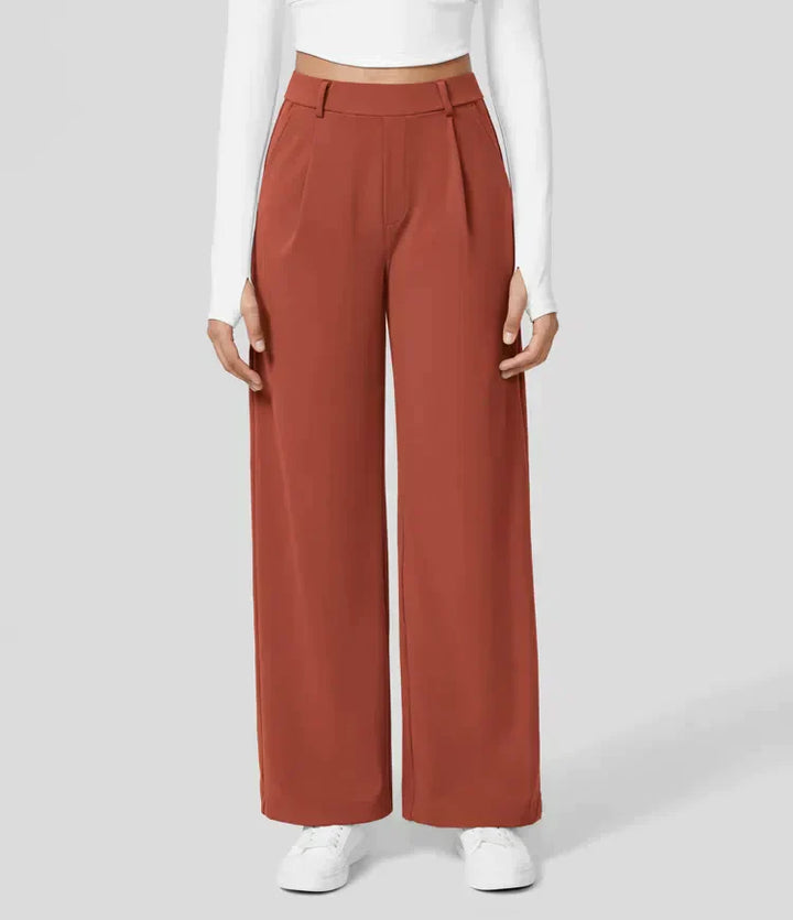 Drune | Damenhose mit weitem Bein - High Waist, Business & Casual geeignet