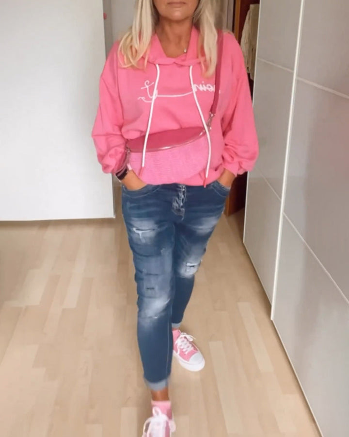 Drune | Kapuzenpullover mit Anker Print