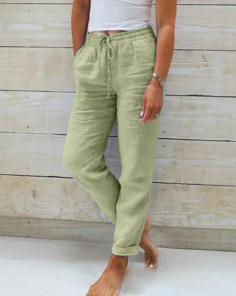 Drune | Stylische Hosen aus Baumwolle für Frauen