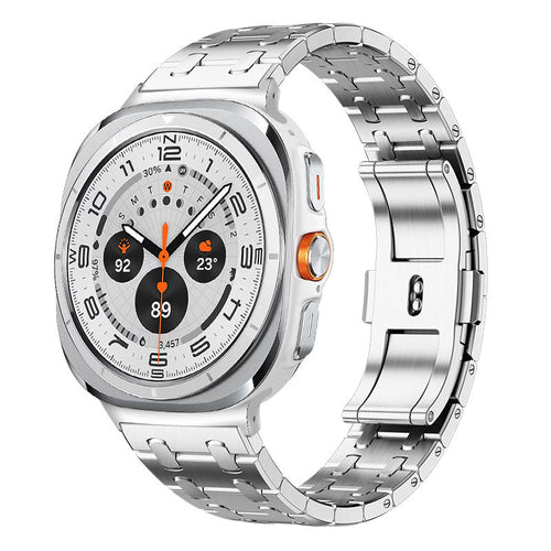 Drune | Rvs Band Für Samsung Watch Ultra Mit Luxus Doppelkettendesign