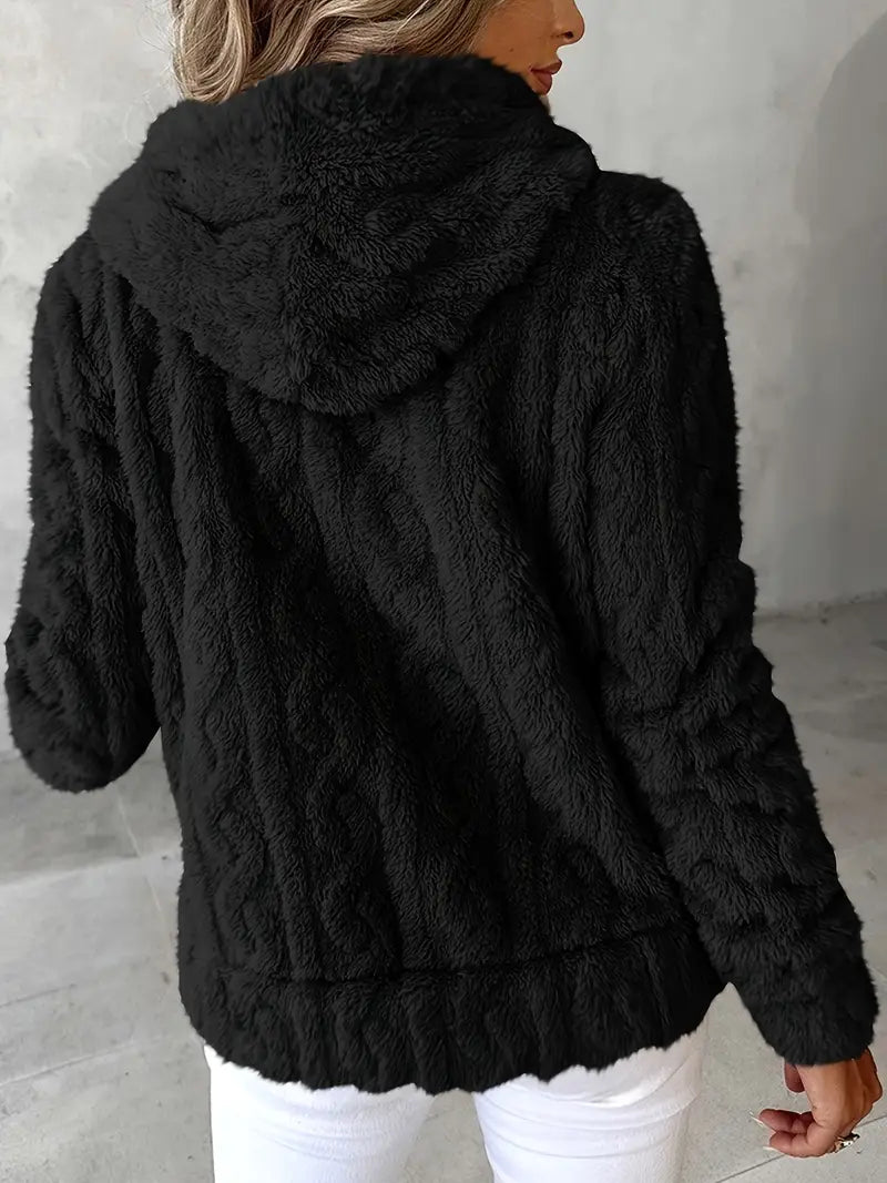 Drune | Weiches Kapuzen Sweatshirt mit Reißverschluss