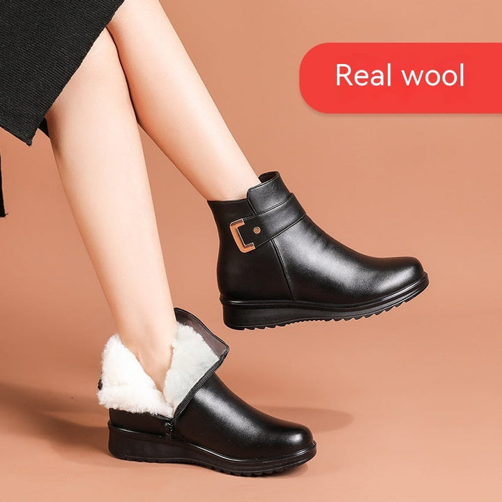 Orthopädische Lederstiefel für Damen Drune