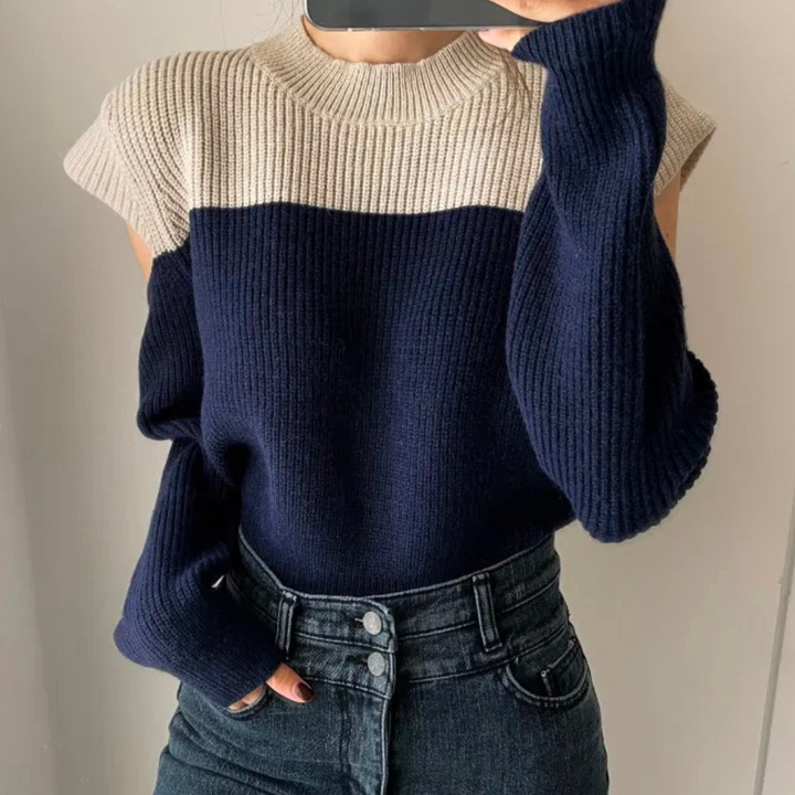 Drune | Strickpullover mit Ausschnitten an den Ärmeln