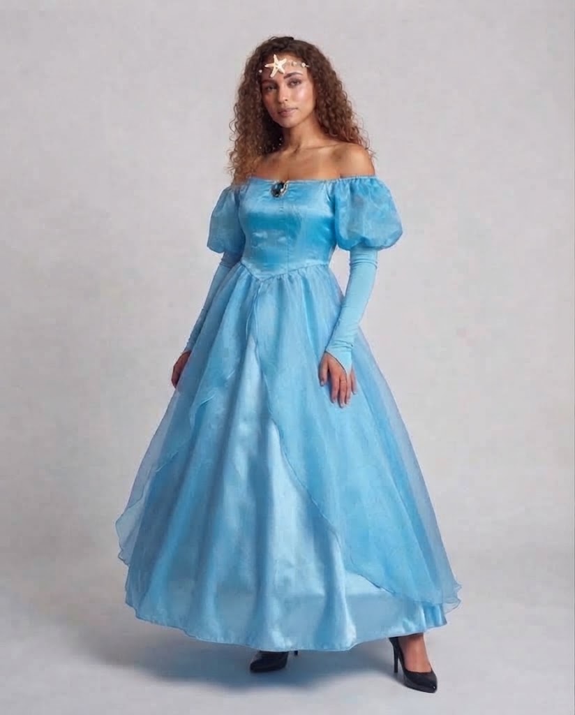Damen Verzauberndes Ballkleid mit Schimmernden Akzenten Drune