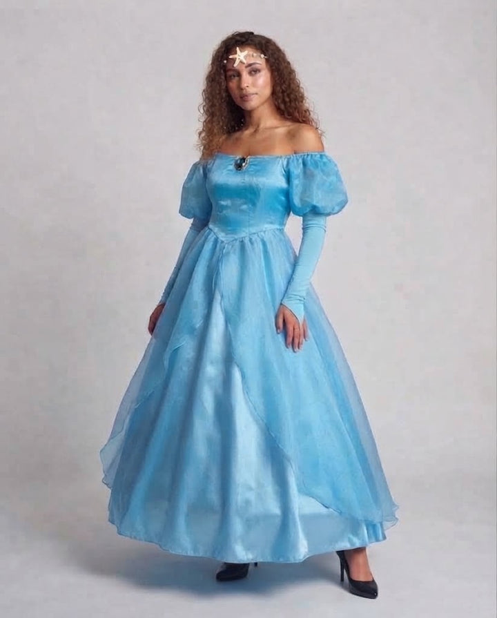 Damen Verzauberndes Ballkleid mit Schimmernden Akzenten Drune