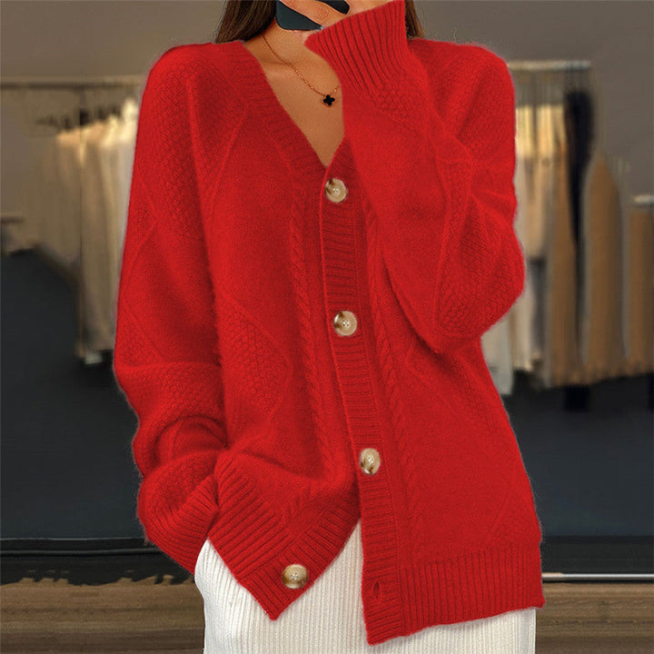 Drune | Strickjacke mit V-Ausschnitt
