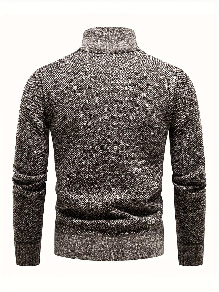 Drune | Lässiger Pullover mit Reißverschluss für Männer
