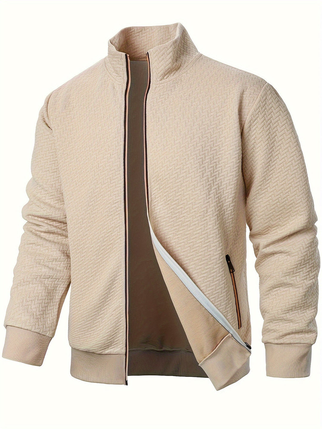 Drune | Leichtgewicht Jacke mit Strukturmuster Polyester Komfort und Stil