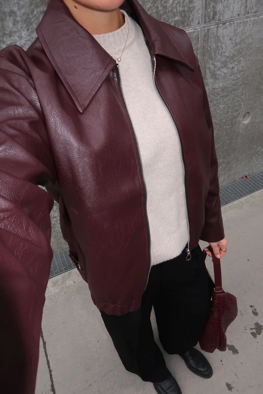 Drune | Jacke - Burgunder
