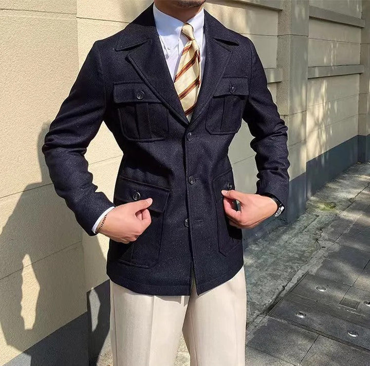 Drune | Wintermantel mit Schneiderkragen, Haute Couture