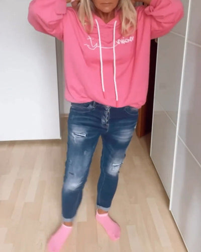 Drune | Kapuzenpullover mit Anker Print
