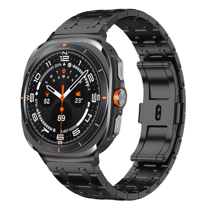 Drune | Rvs Band Für Samsung Watch Ultra Mit Luxus Doppelkettendesign