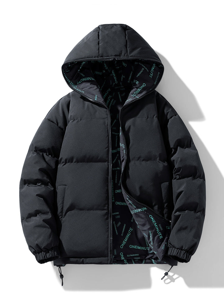 Drune | Winterjacke mit Kapuze und lässigem Design mit mehreren Taschen für Männer - Perfekt für Outdoor-Aktivitäten