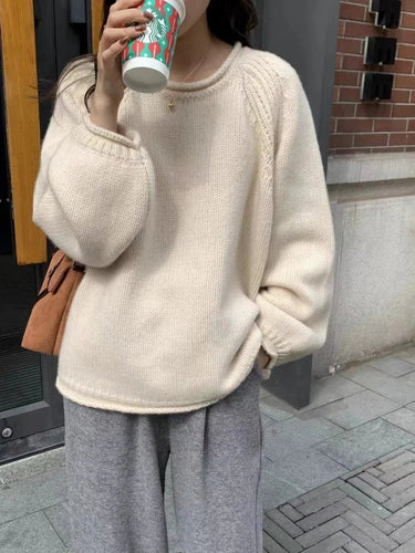 Drune | Cozy oversized knit sweater for casual comfort