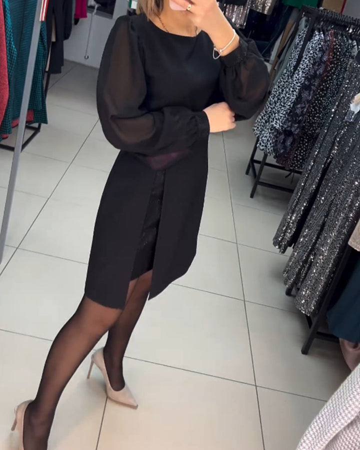 Drune | Einfarbiges Damenkleid