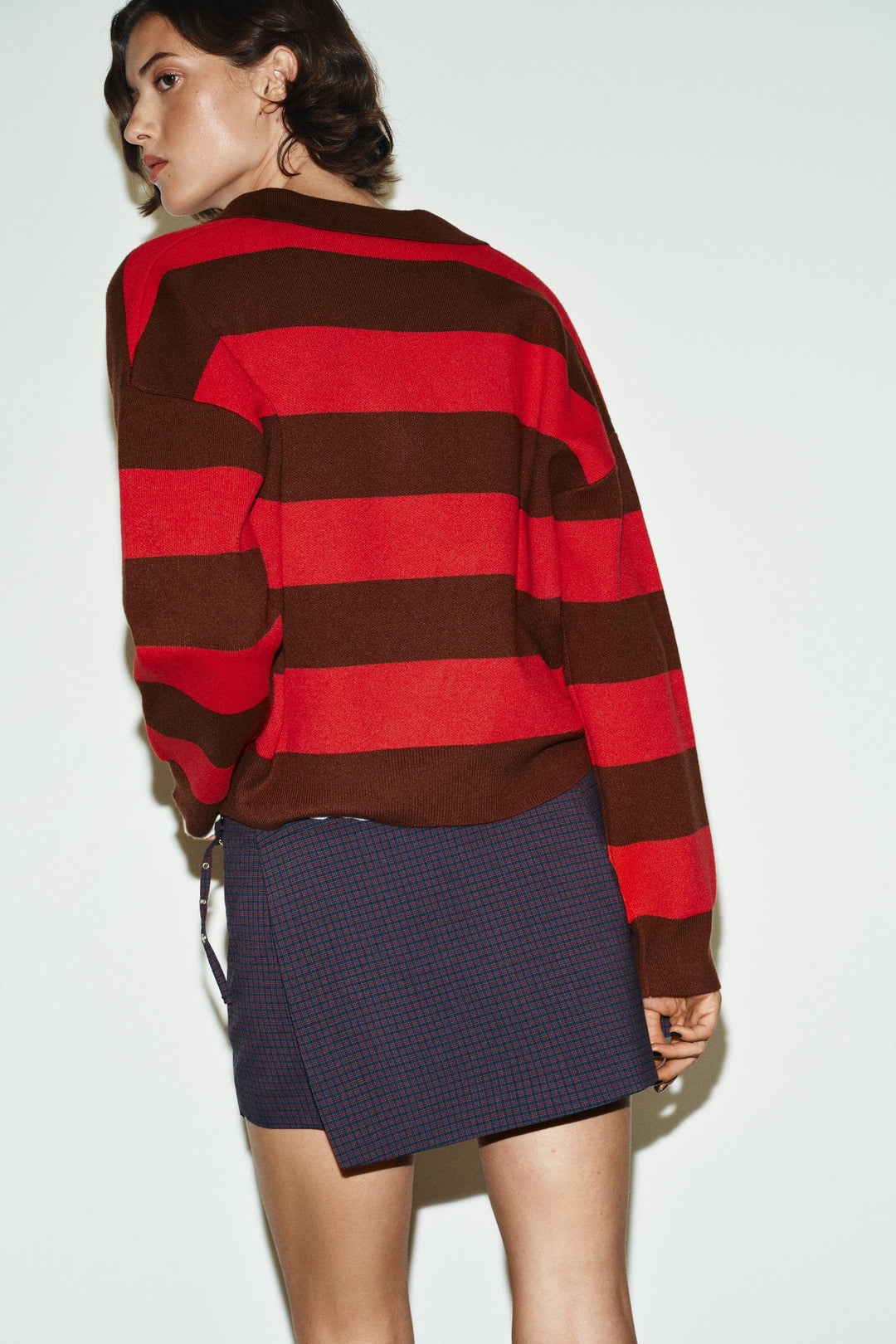 Drune | Gestreiftes Strick-Polo