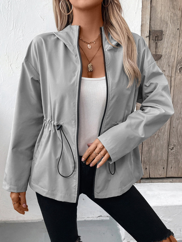 Drune | Jacke mit Reißverschluss und verstellbarem Kordelzug für Damen