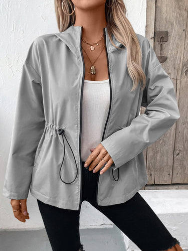 Drune | Jacke mit Reißverschluss und verstellbarem Kordelzug für Damen
