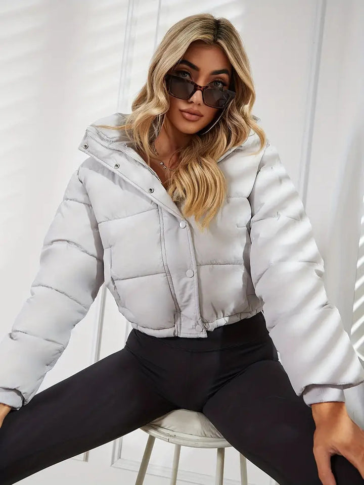 Drune | Gekürzte Puffer Winterjacke für Damen