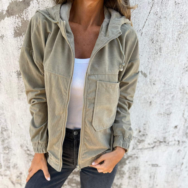 Drune | Damen Stilvolles Baumwolljacke Zeitloser Stil