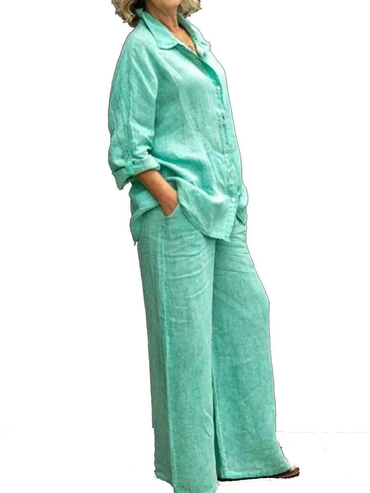 Drune | Damenanzug mit Hose und Casual-Shirt