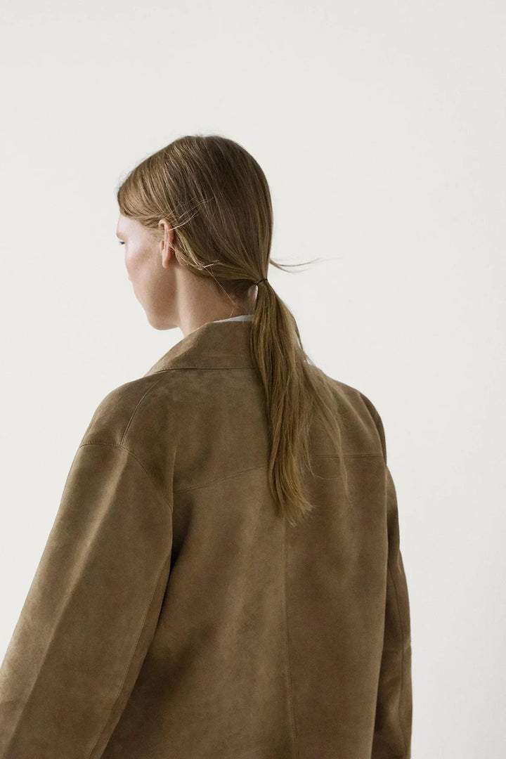 Drune | Wildlederjacke mit Tasche