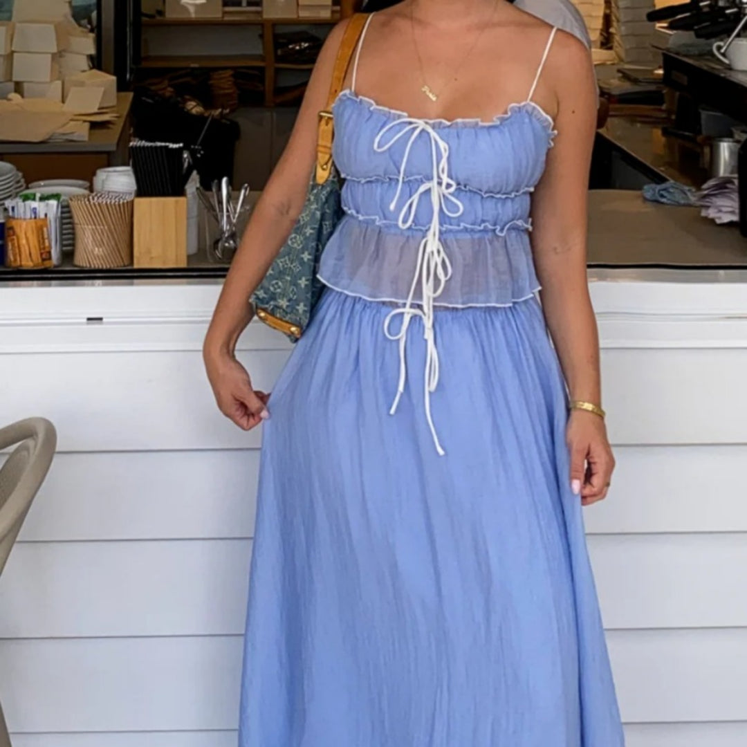 Drune | Hosenträger Top Temperament Kleid