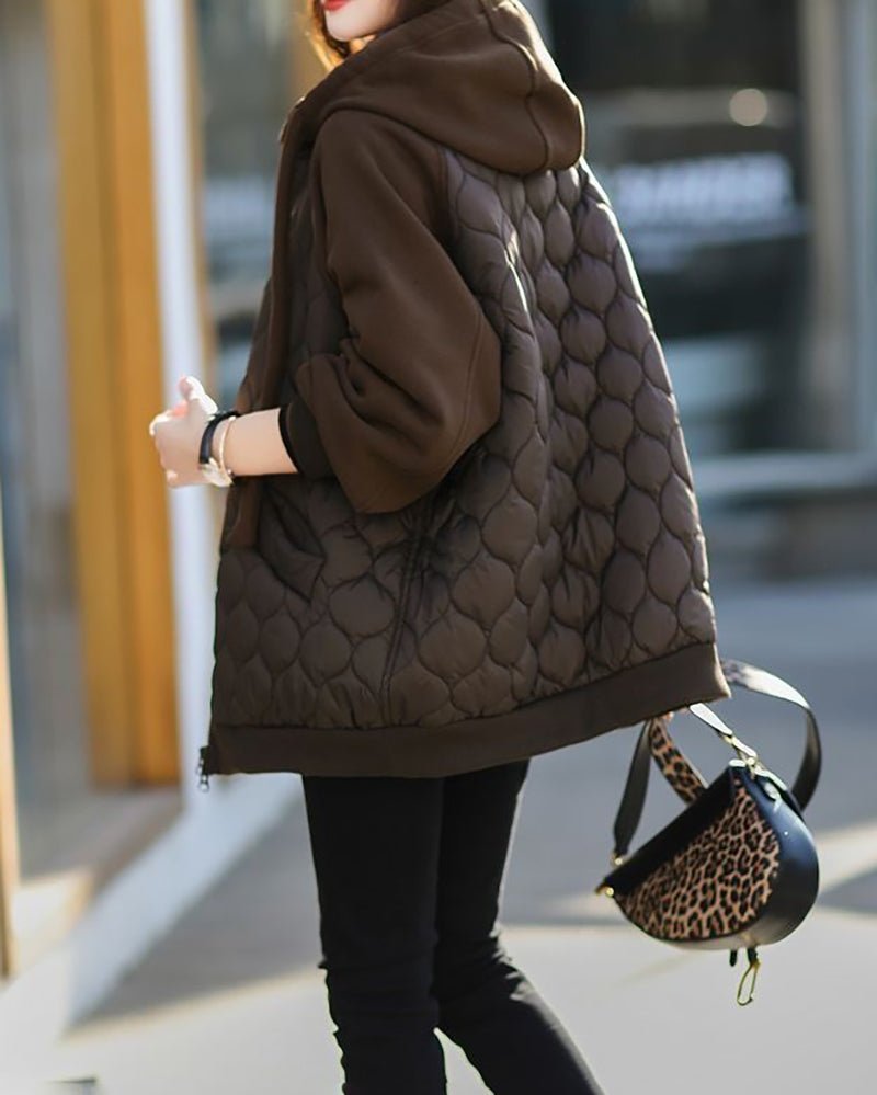 Drune | Kapuzenjacke - Warm und Stilvoll - Oversized Passform - Lässige Oberbekleidung