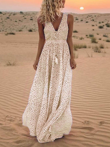 Drune | Ärmelloses Maxikleid für Damen