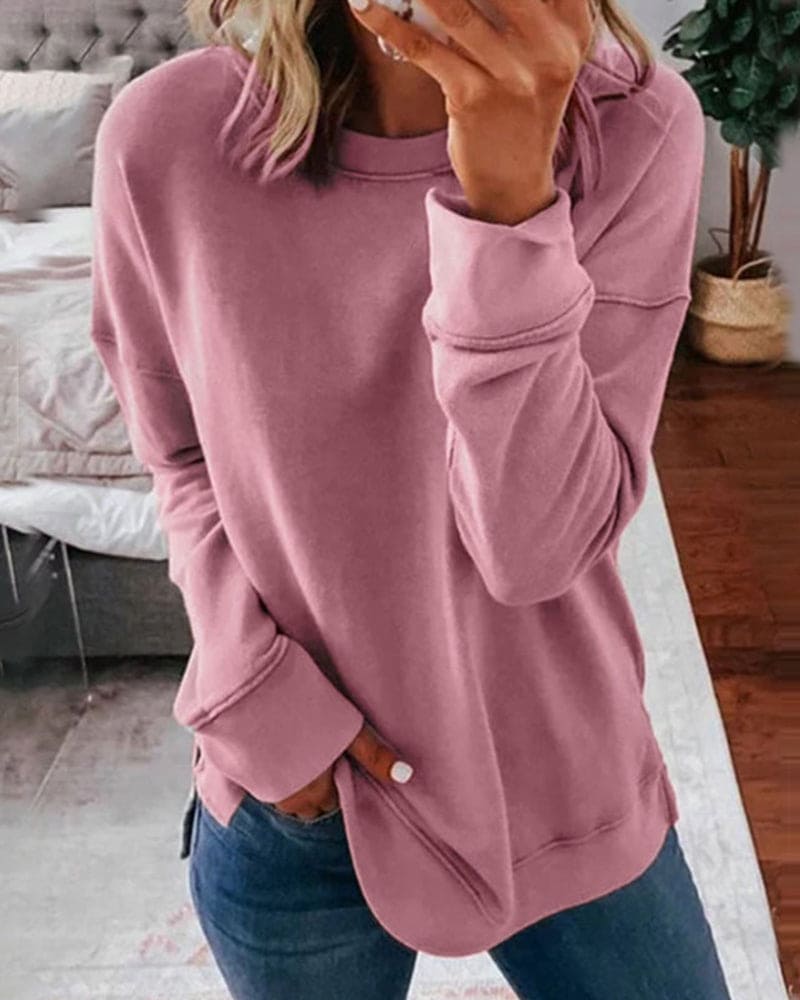 Drune | Einfarbiges Sweatshirt