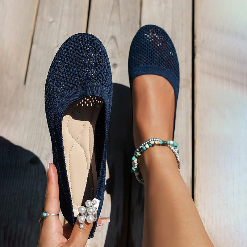 Lässige Atmungsaktive Flache Schuhe Drune