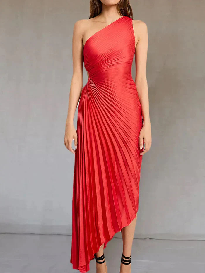 Drune | One Shoulder Maxikleid