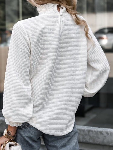 Drune | Frauen Blusen Einfarbig Turtleneck Lange Ärmel Blusen