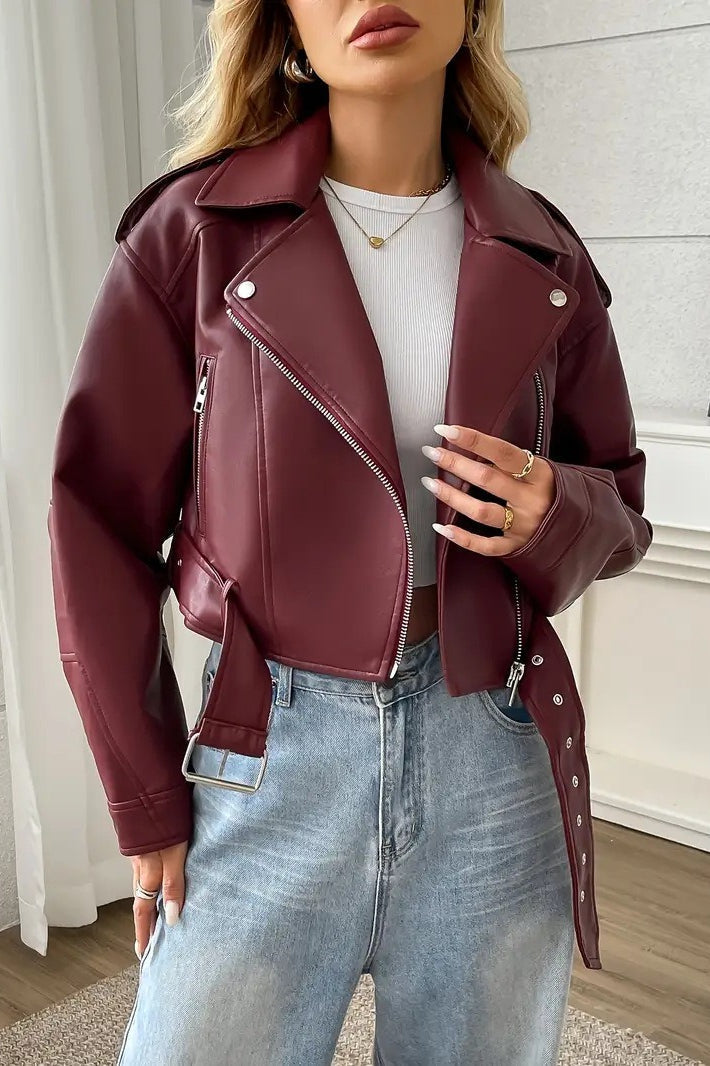 Drune | Kürz Lederjacke
