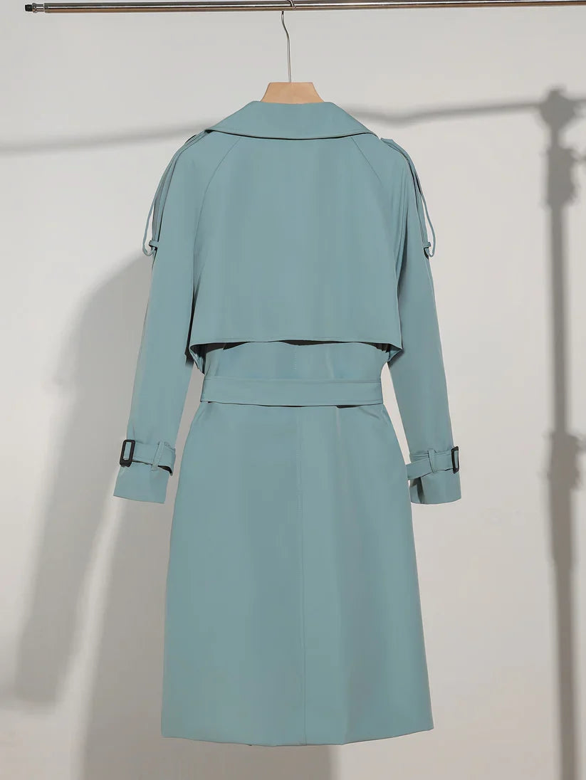 Drune | Mantel mit Gürtel-Design Casual Plus Size für Frauen Perfekt für lässige Tage
