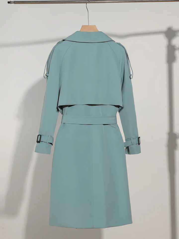 Drune | Mantel mit Gürtel-Design Casual Plus Size für Frauen Perfekt für lässige Tage